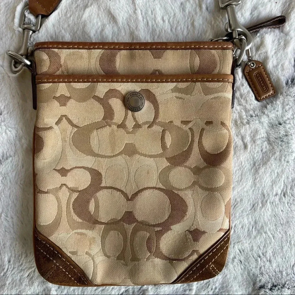 COACH OPTIC SIGNATURE SWINGPACK CROSSBODY  SHOULDER BAG - Picture 2 of 16